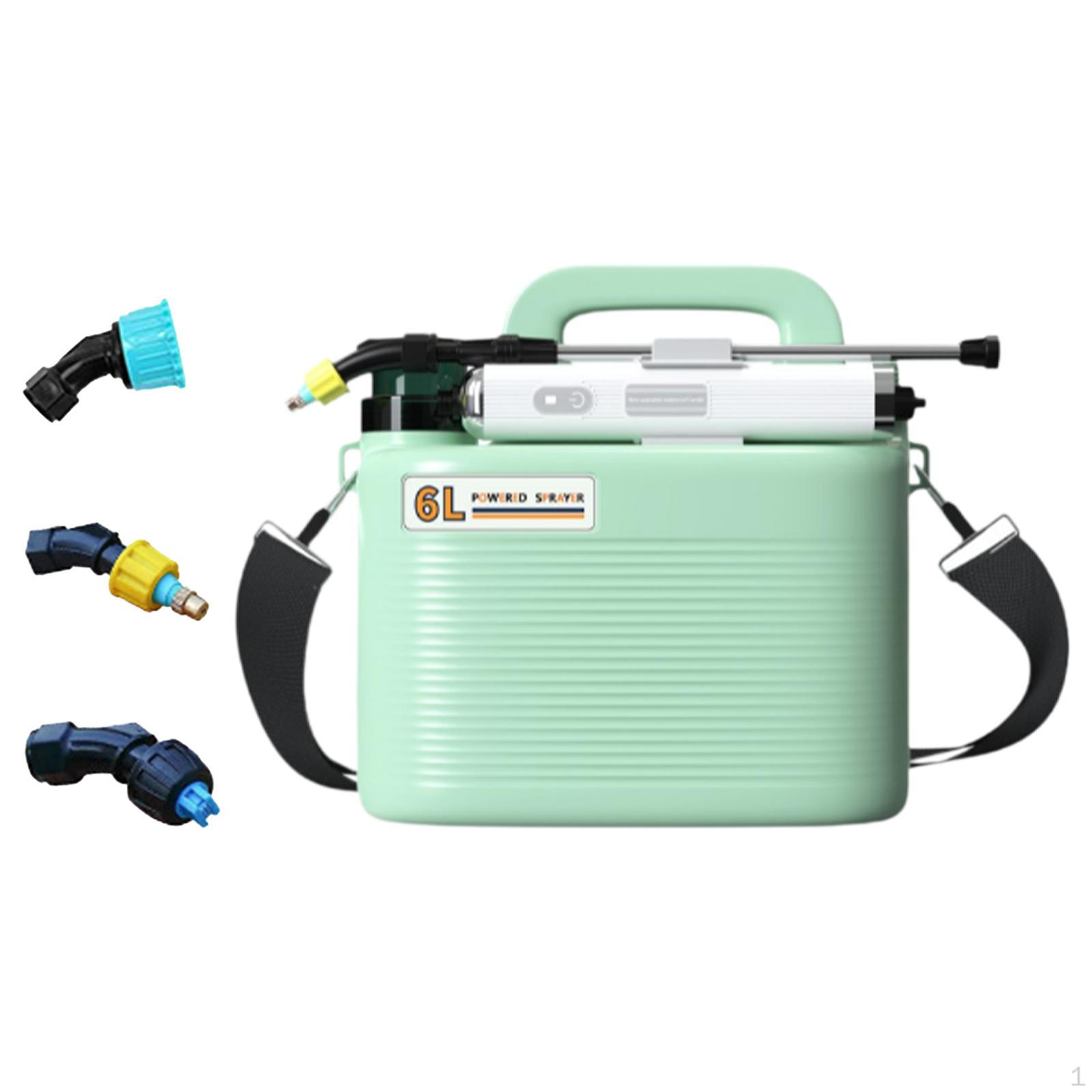 

Электрический садовый опрыскиватель 6 л с выдвижной штангой, удобно перезаряжаемый для 2000mAh 3.7V