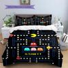Pac-Man Pattern Bedding,Quilt Set Quilt Cover Pillowcase Home Birthday Gift (1 * Duvet Cover + 2 * Pillowcase, Without Core)