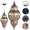 Solar Hanging Lights, Moroccan Style Waterproof Outdoor Lanterns, Solar Powered Garden Lighting for Yard Patio Decor