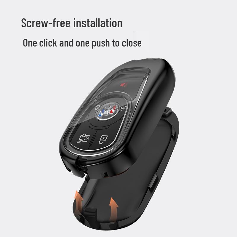 Buick Regal, Envision, Flagship, GL8 Key Case: Alloy & Leather Design