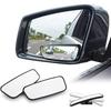 WildAuto Blind Spot Mirror, Rectangle Adjustable Car Auxiliary Universal Wide Angle Mirror for Universal Cars (Adhesive, 2pcs)