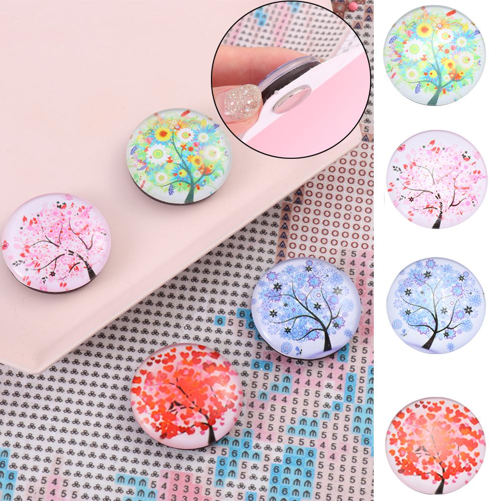 

Four Seasons Tree Diamond Painting Tool Magnet Cover Core Diamond Painting Cover Holder Spring
