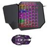 Programmable 5 Button Gaming Keyboards Mouse Featuring Mechanical Key Feel Adjustable Setting RGBs Lighting Wrist Rest For Gaming Efficiency