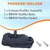 Heavy Duty Backpacks Blower Silencers Kit With Heat Resistant Component For BR800 Series Maintenance