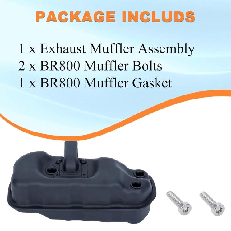 Heavy Duty Backpacks Blower Silencers Kit With Heat Resistant Component For BR800 Series Maintenance