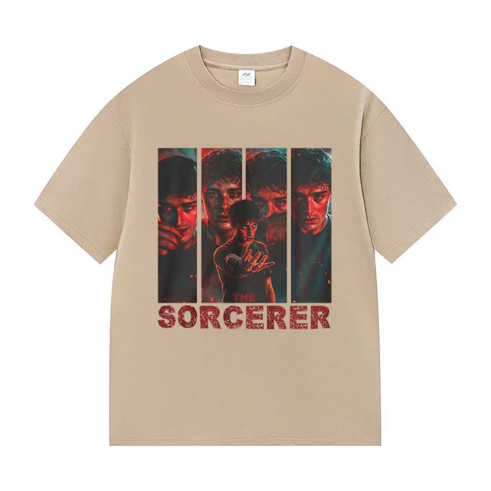 Tv Series Will Byers The Sorcerer Graphic T Shirt Men's Vintage Fashion Short Sleeve T-shirt Man Women Cotton T-shirt Streetwear