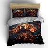 Elegant Dog-Themed Decor Trio Set  Kid'S And Adults' Bedroom Decor, Exquisite Three-Piece Bedding Set Gift