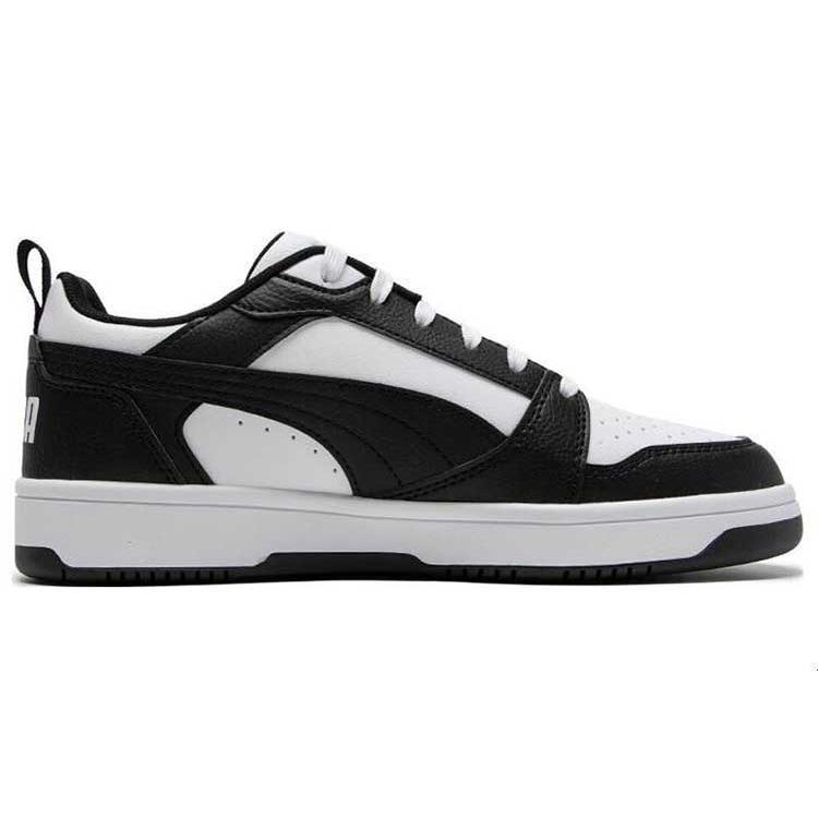 New PUMA Rebound V6 Low 'Black White' 392328-01