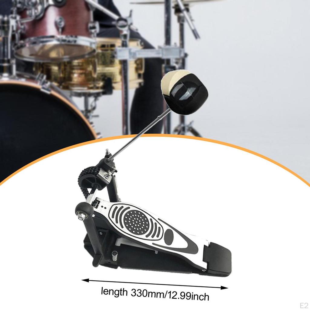 Bass Drum Pedal Kick Pedal, Replacement, Professional Stable Percussion Instrument Drummer Gift