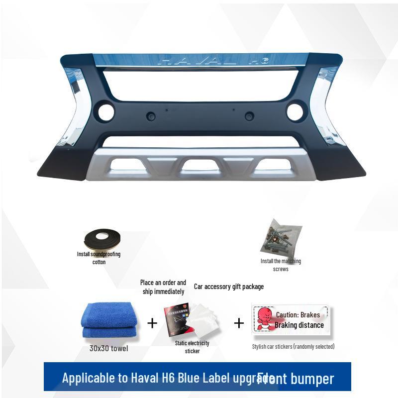 Stoßstangenschutz vorne und hinten für Great Wall Haval H5, H7, H6 (Geändert), M6 Blaues & Rotes Etikett