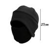 Thicken Fleece Hat Ear Protection Windproof Warm Pullover Hats Unisex Double-layered Headcover Bonnet