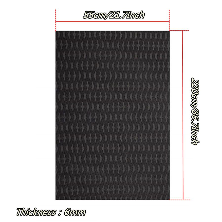 Non-Slip Traction Pad Deck Grip Mat 22in X 87in Trimmable EVA Sheet Strong Adhes