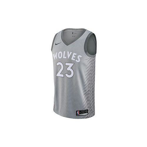 Nike X NBA Jimmy Butler City Edition Swingman Jersey SW Silver 912125-009