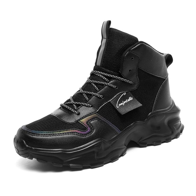 2026fashi Men's Hightop Dad Shoes Students Boys Walking Casual Boots Autumn Spring Sports Running Travel Sneakers
