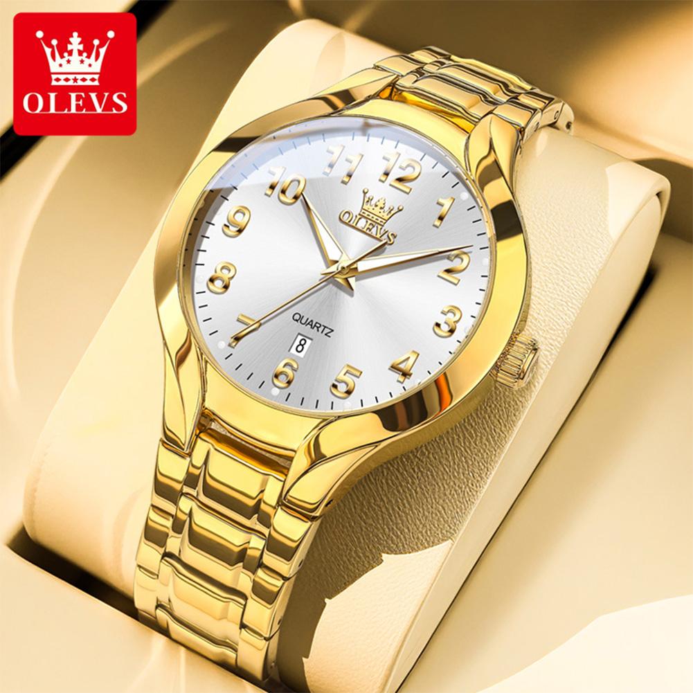 OLEVS 3650 Luxury Arabic Numerals Waterproof Classics Man Business Quartz Wrist Watch