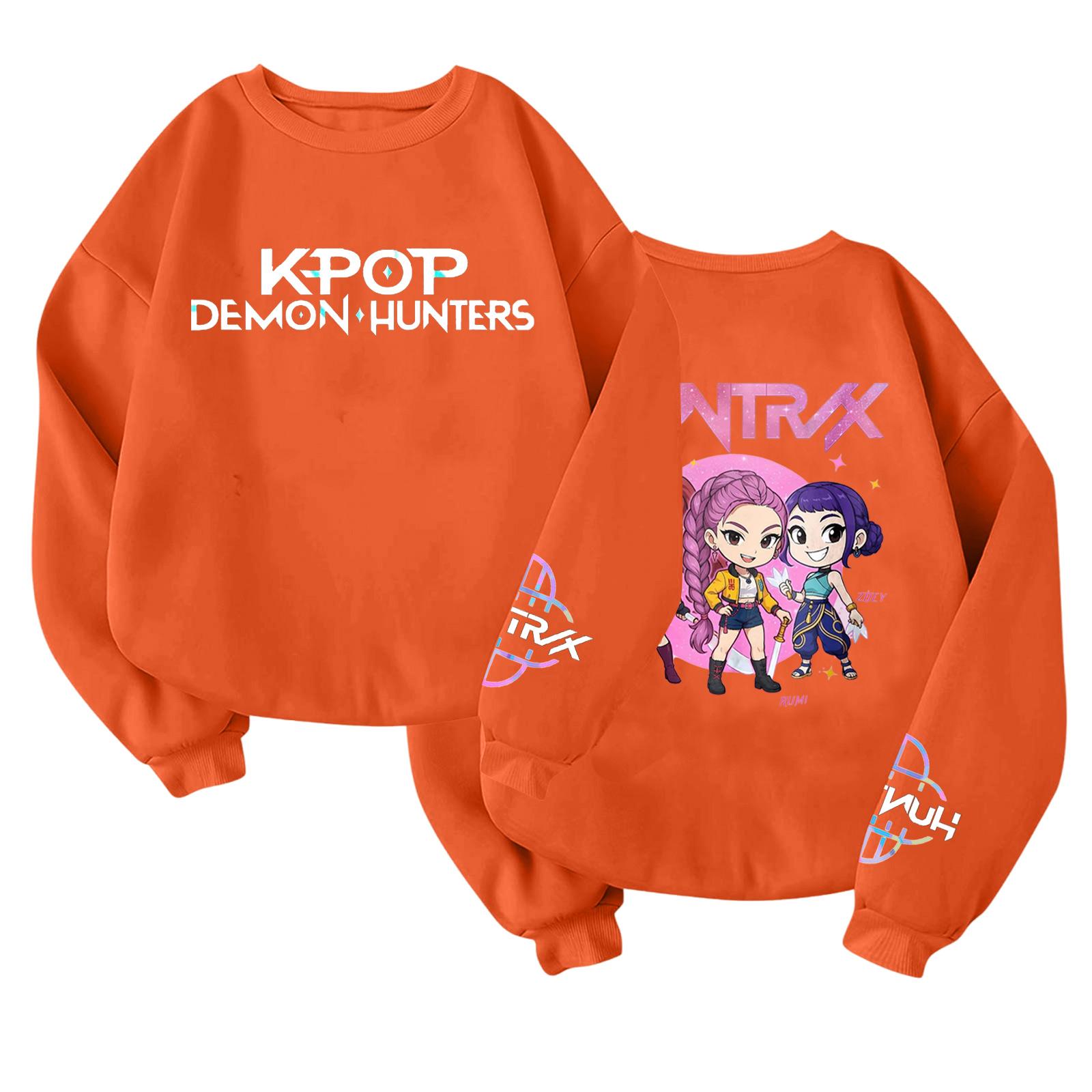 

Детский модный легкий пуловер с длинным рукавом и круглым вырезом с карманами, пуловер с принтом 130 шафрановый