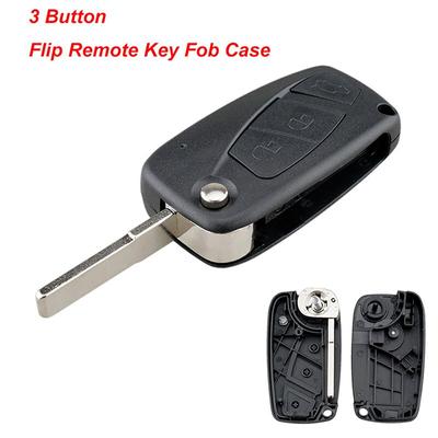 Black Blade SIP22 Flip Remote Pouzdro na klíče od auta Shell Fob For Fiat Ducato Idea Punto Panda Stilo Bravo 3 Button