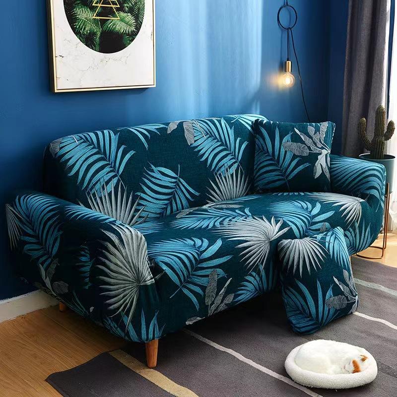 1pc Bohemian Sofa Slipcover, Non-slip Sofa Cover, Elastic Couch Cover Furniture Protector for Bedroom Office Living Room Home Decor