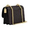 Coach Klare 18 Logo Buckle Closure, Faux Leather and Calf Leather, Shoulder Crossbody Bag, Small, Women's Black