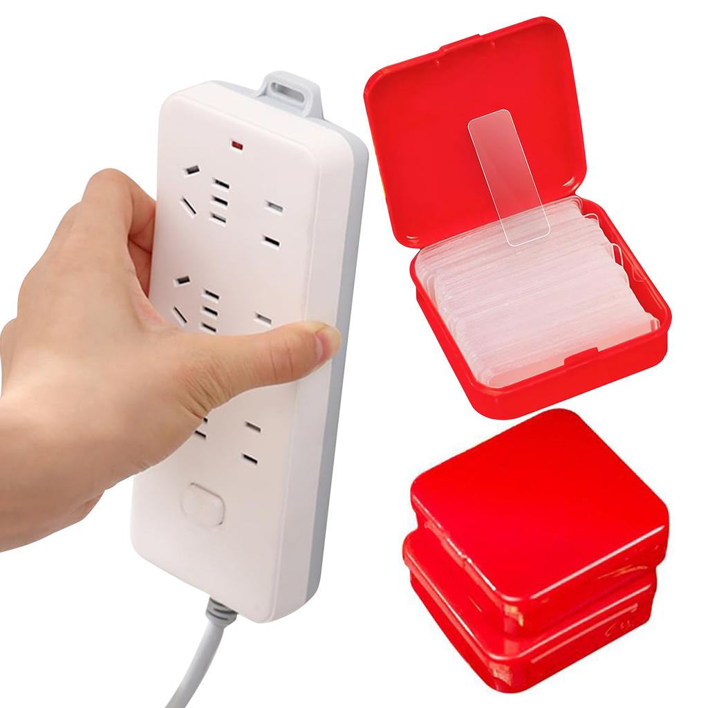 60Pcs/set Double Sided Adhesive Tape Reusable Widely Used Wall Mount Sticker Extra Powerful for Bathroom Wall Kitchen