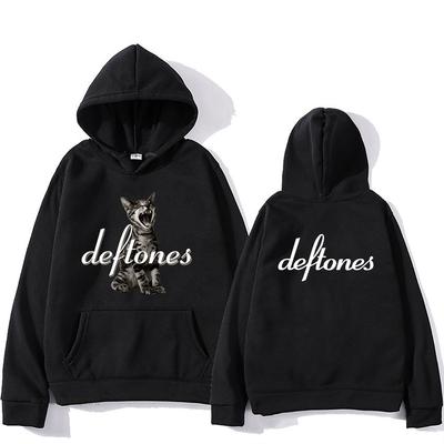 Deftones Around The Fur Tour Band Sudadera con capucha Punk Retro Jersey banda de Hip Hop con capucha Unisex calle Casual Sudadera con capucha de manga larga nuevo