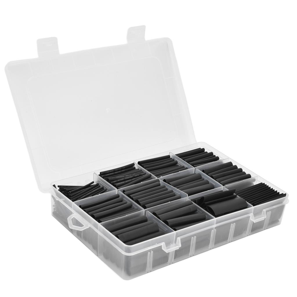 650Pcs Heat Shrink Tubing Boxed Insulated Sheathed Flame Retardant Electronic DIY Kit