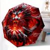 1 Stück Roter Drache Automatisches Öffnungs-/Schließschirm mit Automatik-Öffnung/Schließung, Winddicht, Faltbarer Sonnenschirm yy250811176