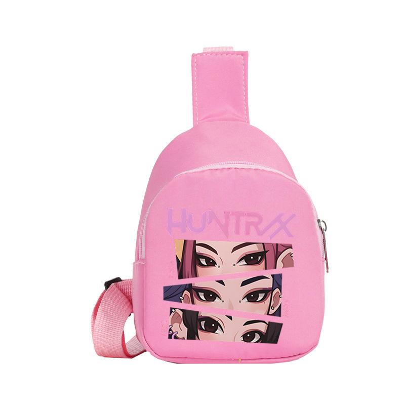Casual Children'S Breast Bag Animation Cartoon Printing Fashion Boys And Girls Crossbody Bag Change Small Backpack