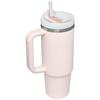Stanley 1913 H2.0 Vacuum Quencher Water Bottle 0.88L Rose Quartz Insulated Durable Summer Outdoor Dishwasher Safe