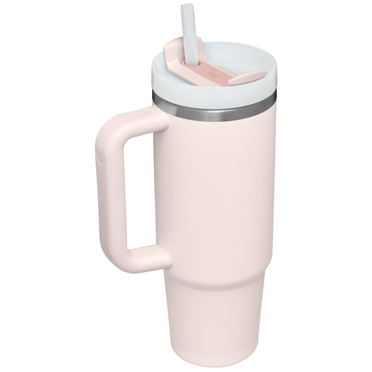 Stanley 1913 H2.0 Vacuum Quencher Water Bottle 0.88L Rose Quartz Insulated Durable Summer Outdoor Dishwasher Safe
