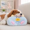 Adorable Pet Plaything Cartoon Sleeping Pillow, Soft Neck Support Cushion for Sleep Aid Toy Small Dogs Cats, Crinkle Sound Anxiety Relief Cute Animal