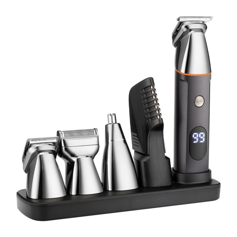 5 in 1 Hair Trimmer Body Groomer USB Rechargeable Face Nose Trimmer Multifunctional Grooming Trimmer Washable for Home Travel
