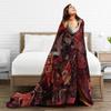 Scarlet Witch  Flannel Blanket  Soft Bedding Throws for Living Room Camping Funny Bedspread Sofa Bed Cover
