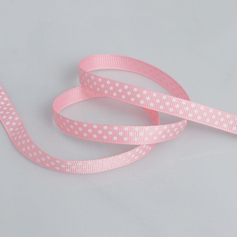 Dot Ribbon Colorful Ribbon Polka Threaded Ribbon Head Hair Accessories Hair Clip Bow Material Dot Ribbon Elegant Home Decorating Activity Supplies