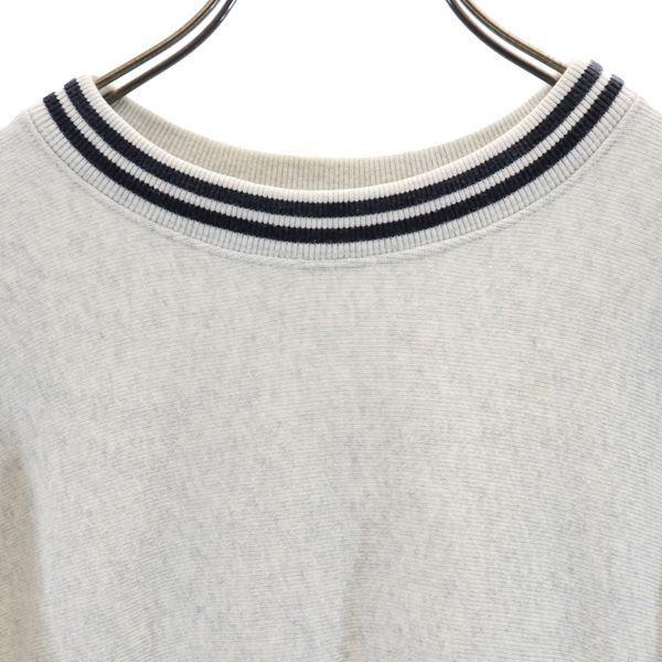 Champion Mono Blue Replica Reverse Weave Long sleeve sweat L gray Men's Used