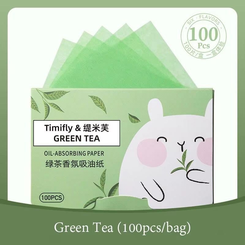 111pcs Fragrance Facial Oil Absorbing Paper Facial Absorbent Paper Face Oil Absorbing Sheets Makeup Tools Skin Care for Women