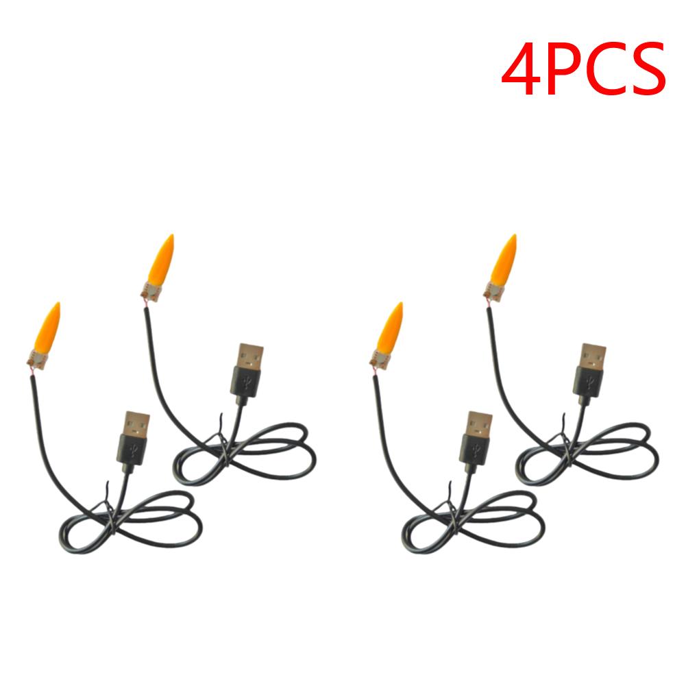 Flame Lamp Circuit Board with Usb Interface LED Flicker Effect LED Bead Usb Candle Light Creative for Parties Cafes Bars