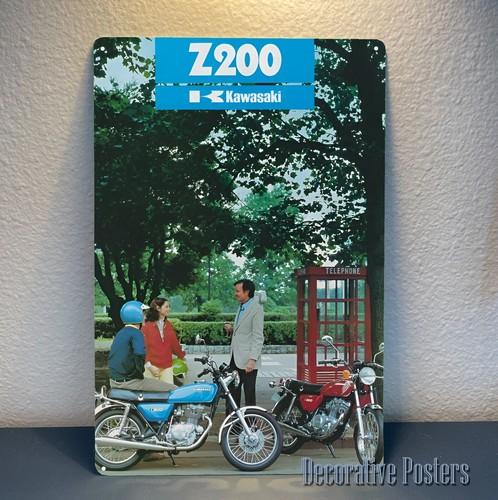 Z200 Motorcycle Metal Poster  Tin Sign aluminum sign 20x30cm（7.8x11.8inch）