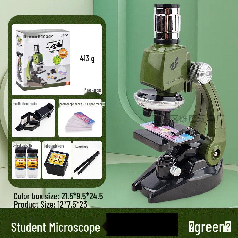 High-Definition Educational Microscope Toy for Primary School Students