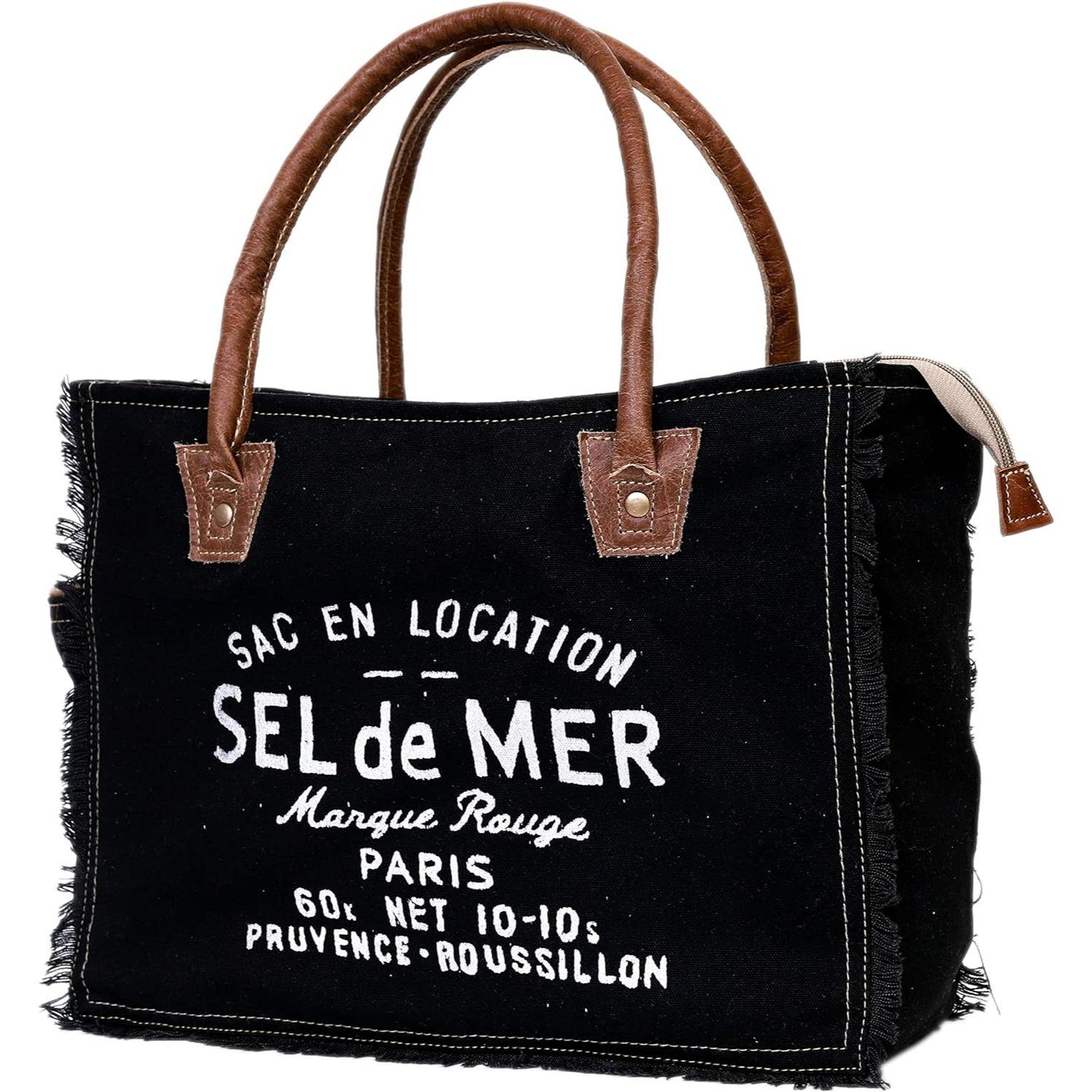 Сумка Sel De Mer из переработанного холста Большая сумка из переработанного холста — фото 2