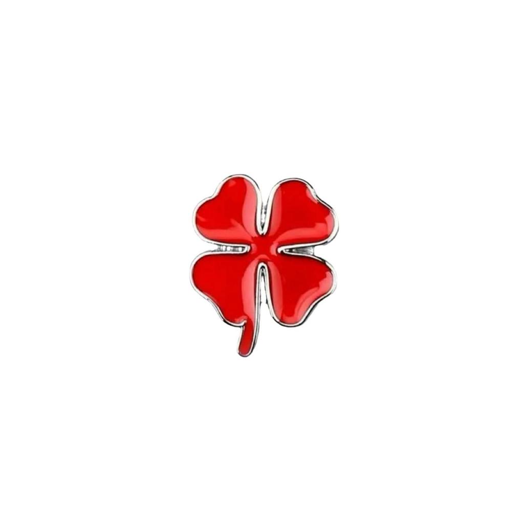 Alfa Romeo Car Emblem: Metal Four-Leaf Clover Decal