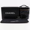 CHANEL COCO Mark Vanity A01998 Handbag Pouch black Patent leather Women Used