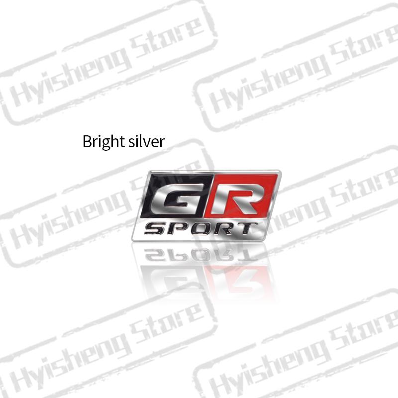 

Metal Car Styling GR Sport Sticker Steering Wheel Badge Emblem For Toyota Yaris Corolla C-HR RAV4 Prado Prius Camry Reiz Aygo