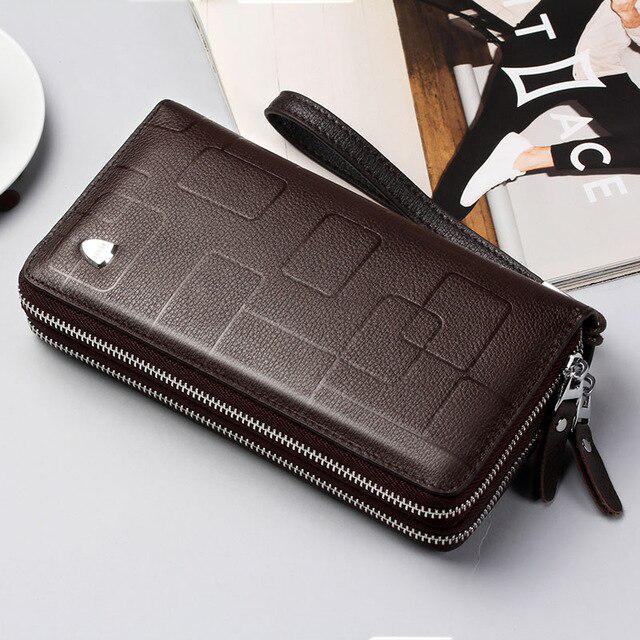 Men Wallets Leather Coin Purse Male Clutch Long Business Wallets Card Holder Money Clip Men Wallets Leather Coin Purse Male Clutch Long Business Wallets Card Holder Money Clip