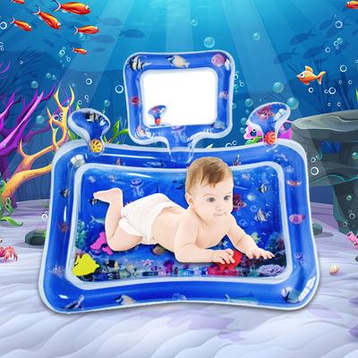 Coussin de tapotement pour bébé de nouveau style avec miroir, tapis d'entraînement pour bébé rampant, coussin de siège amusant pour enfants