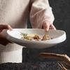 Creative Ceramic Yuanbao Shaped Deep Plate