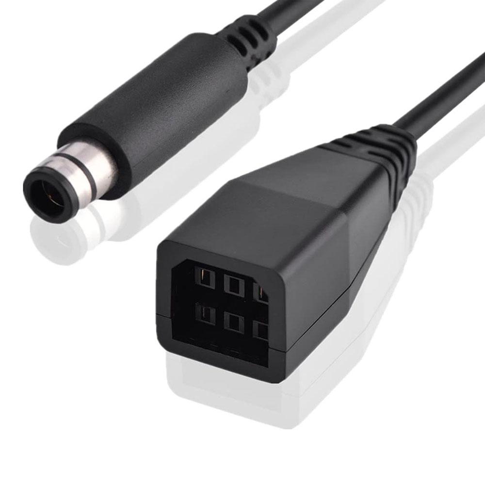 New Power Supply Converter Cable Black for Xbox 360 To Xbox 360 E 9.84