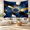 Club Brugge FC Wall Tapestry, Soft Fabric Wall Hanging, Decorative Backdrop For Bedroom Home Wall Art