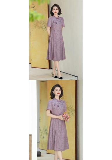 2026 Fashionable Summer Dresses for Middle-Aged and Elderly Women - Elegant, Age-Reducing Styles for Moms