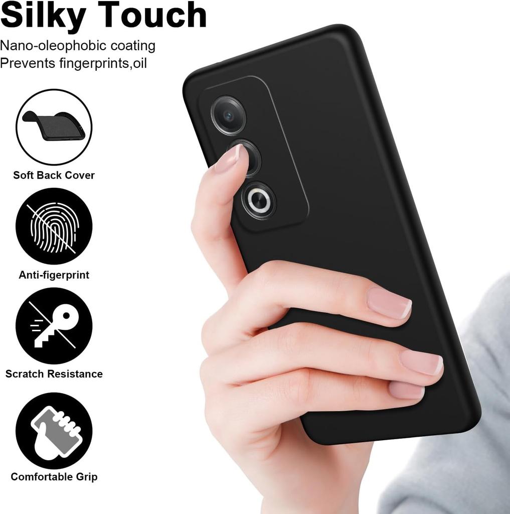 Flexible Liquid Silicone Case For OPPO A40 4G A40M A60 A3 Pro A80 A79 5G K12x Protective Cover Bumper Coque Shell Capa Fundas